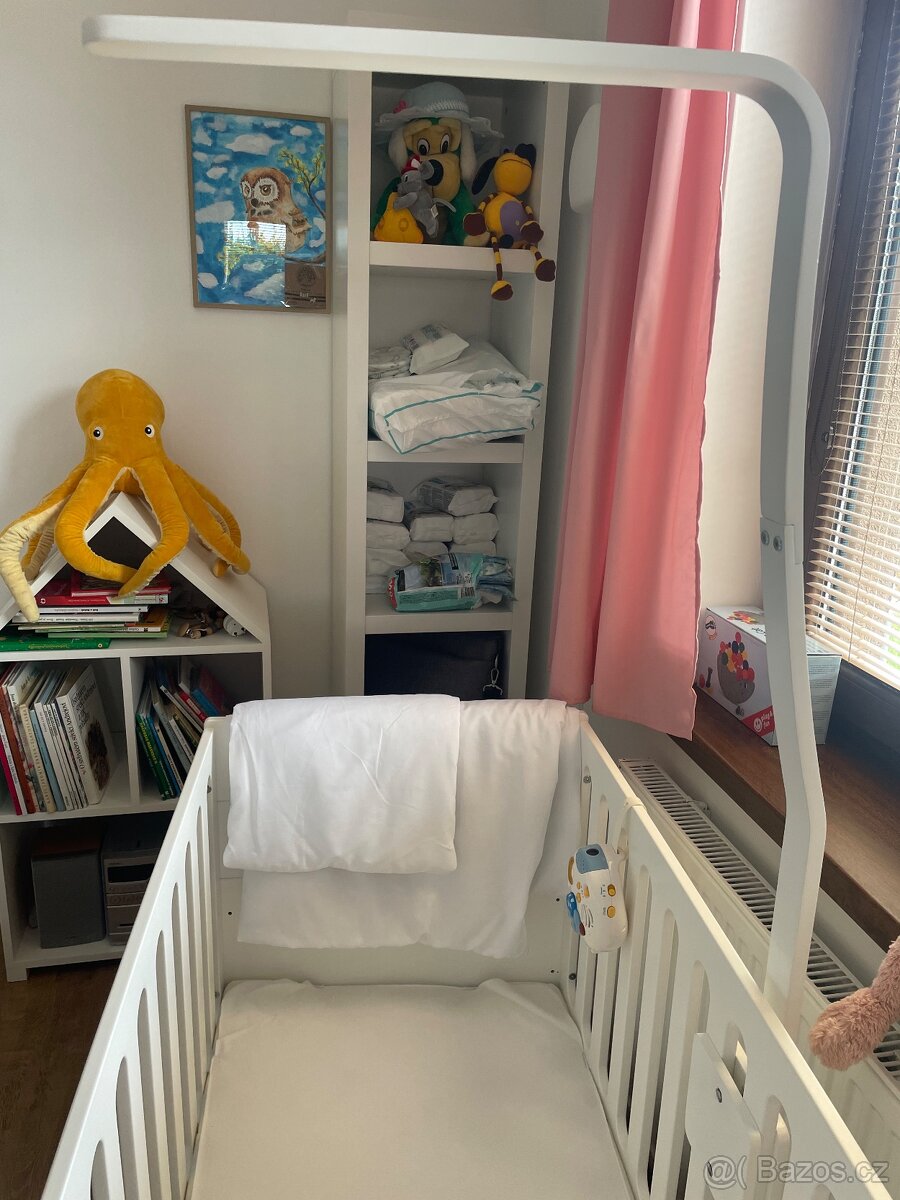 Dětská postýlka s nebesy - 17