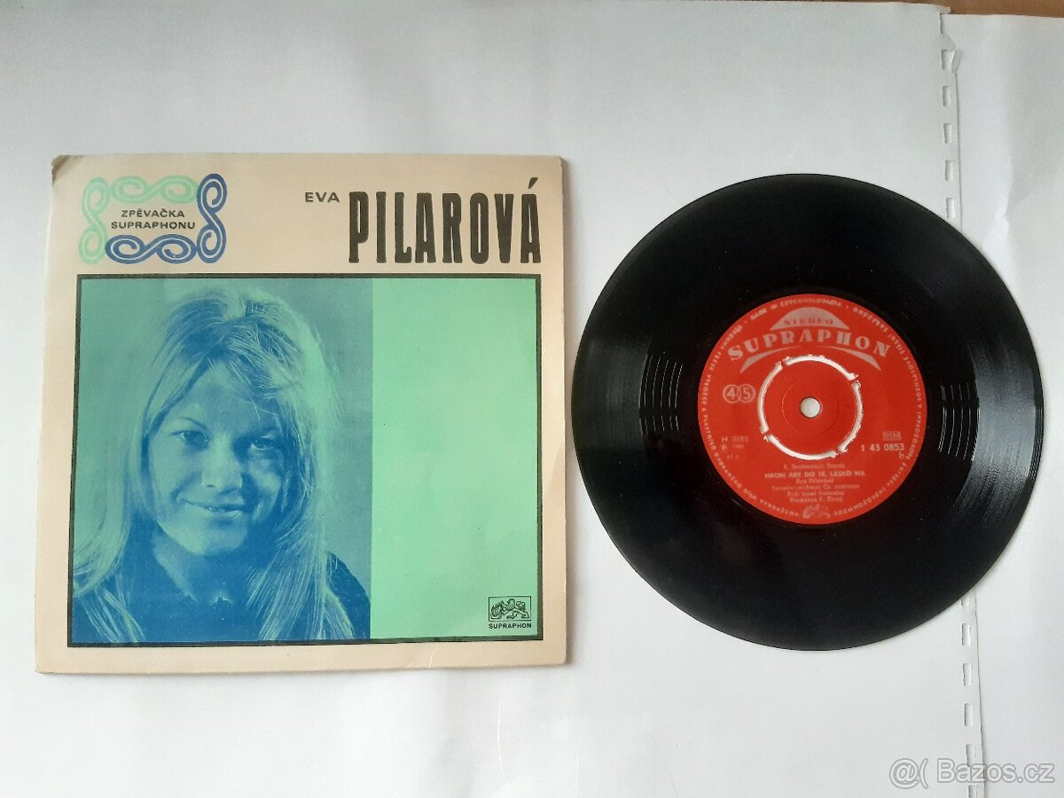 Prodám 35 ks vinylových singlů SP - 17