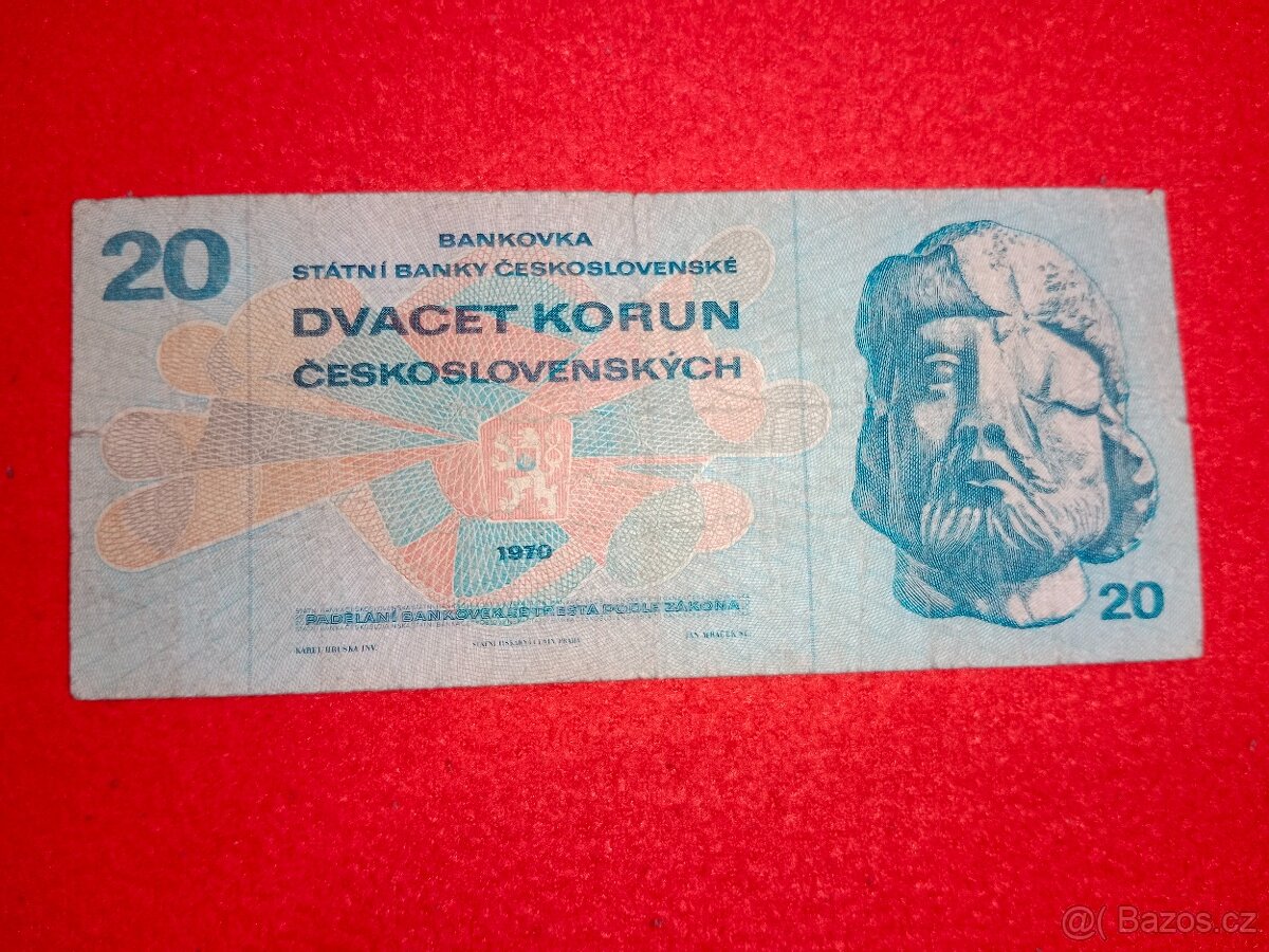 2 ) Československé bankovky 10 ks + 1 ks - celkem 11 ks - 17