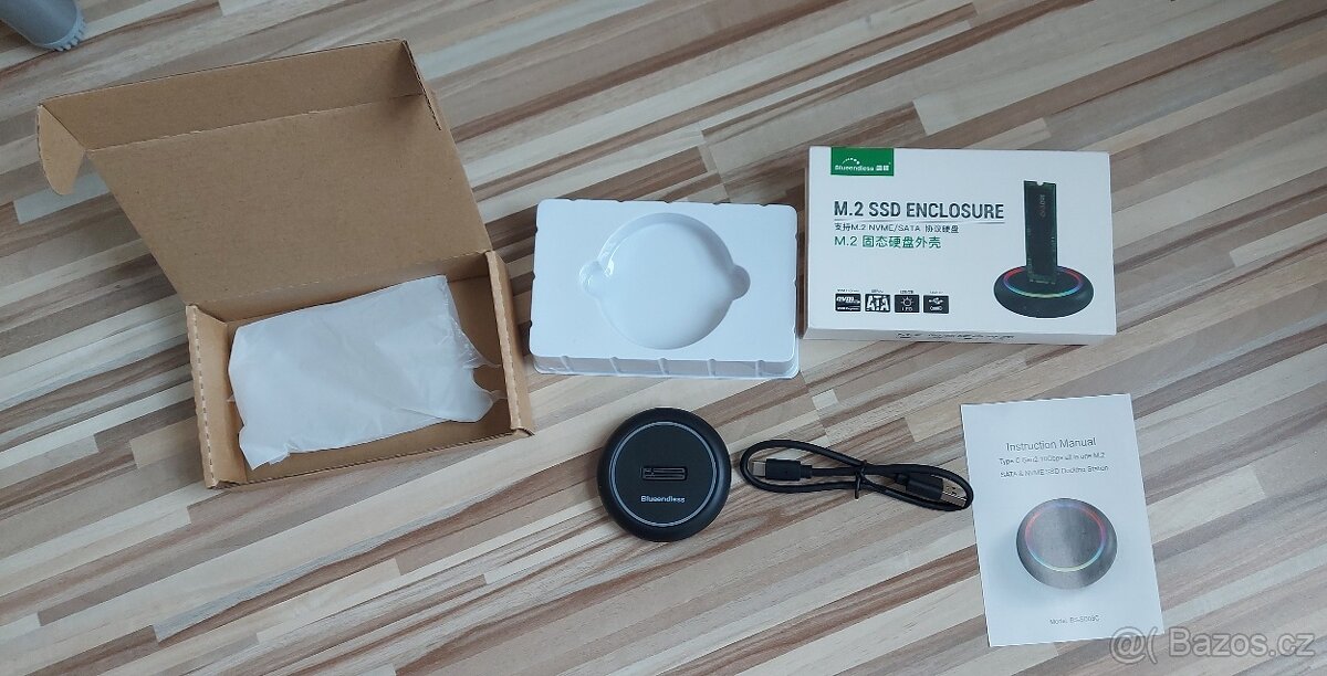 SDokovací stanice pro SSD M.2 PCIE/NVMe,M.2 SATA III,nová. - 17