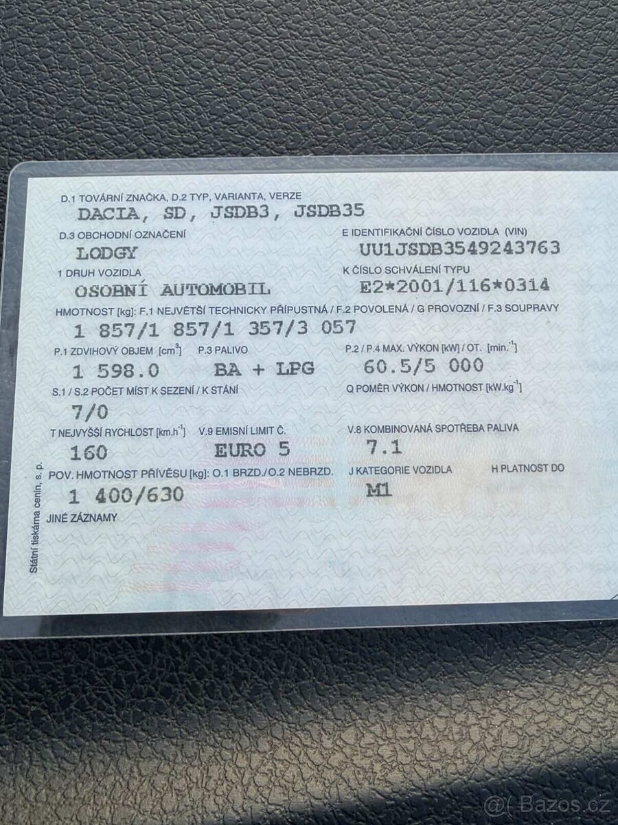 đ Dacia Lodgy 1.6 LPG â 7 mĂst â STK 3/2027 - 17