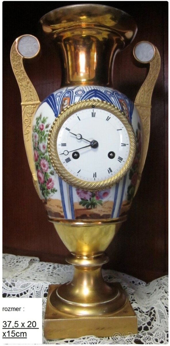 Hodiny starožitné krbove ,podlahove,nastenne rôzne - 17