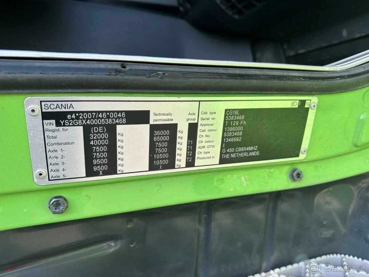 Scania G450 8x4 / S3 sklápěč / Retardder/ Boardmatik - 17