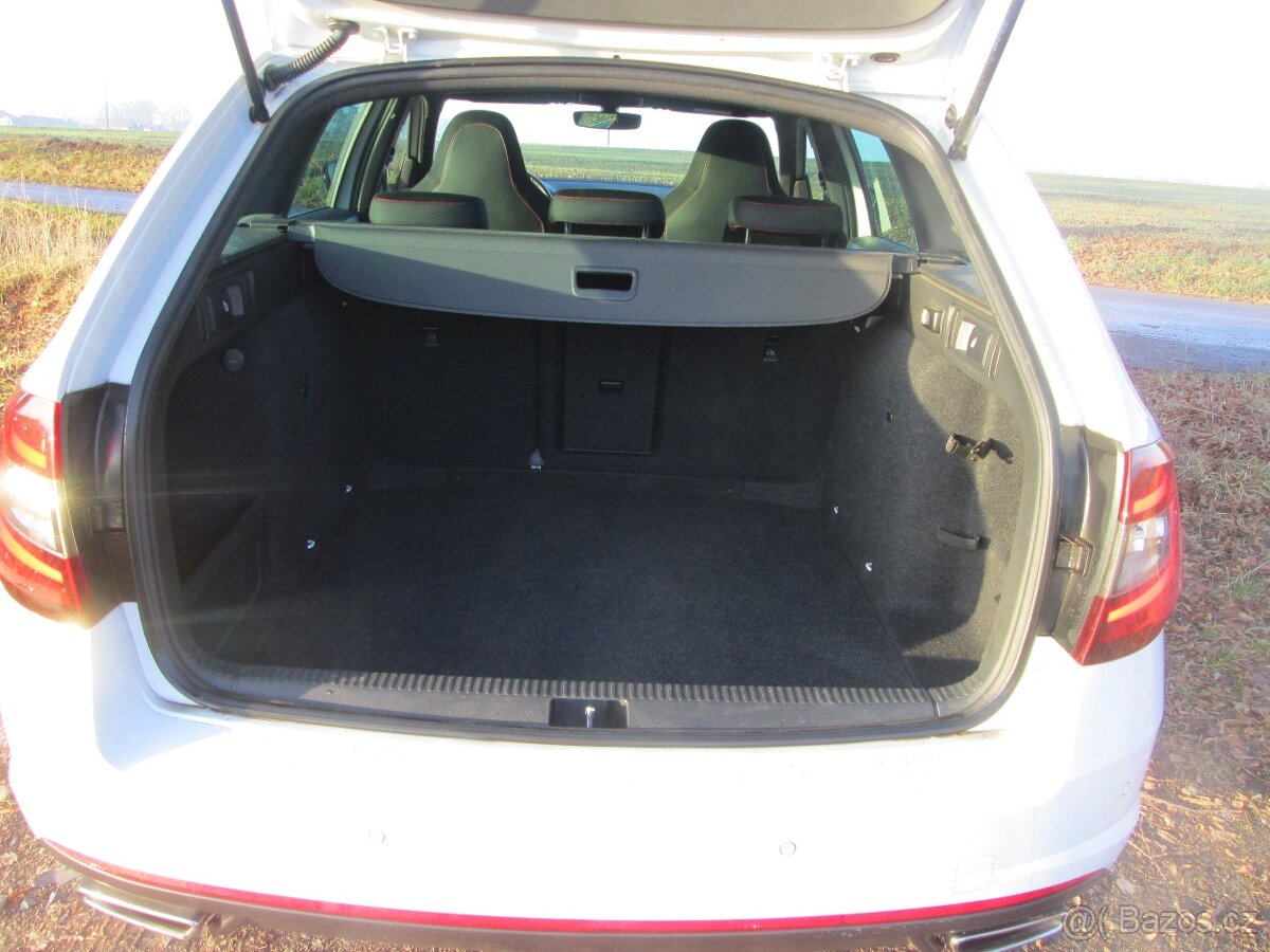 Škoda Octavia III RS 169KW manuál 93000km Navi Full Led 1.ma - 17