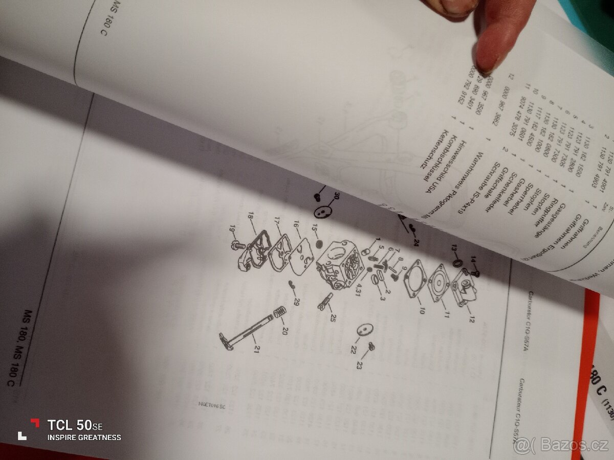 STIHL, Husqvarna,Jonsered atd...Katalog náhradních dílů. - 17