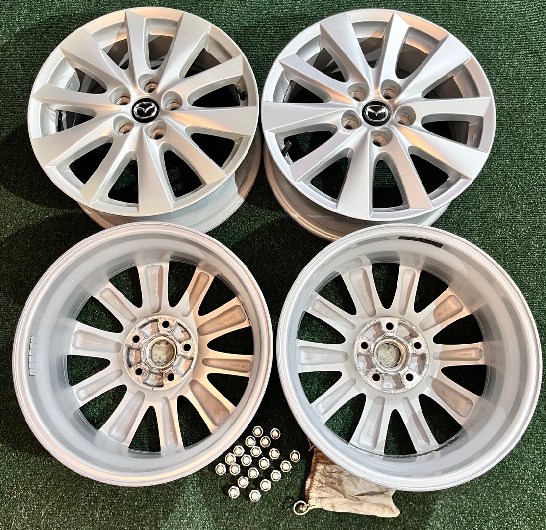 5x114,3 R17 Mazda CX originál Alu - ET 50, výborný stav - 17