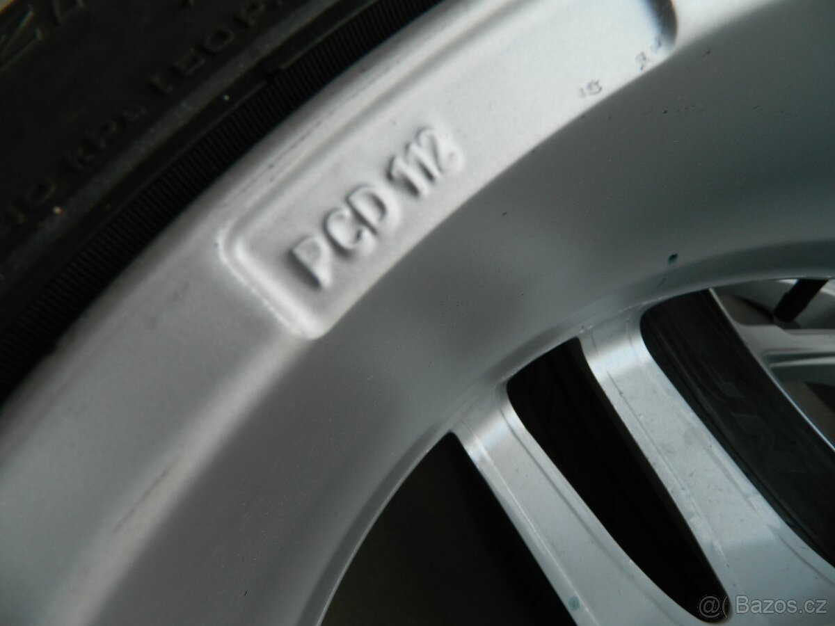 kola 5x112 r18+letní pneu - 17