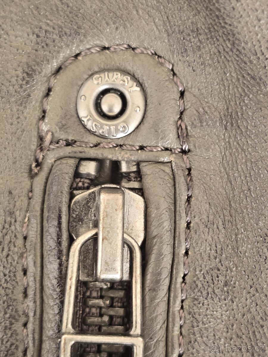 Dámský kožený kabát vel. XL - 17