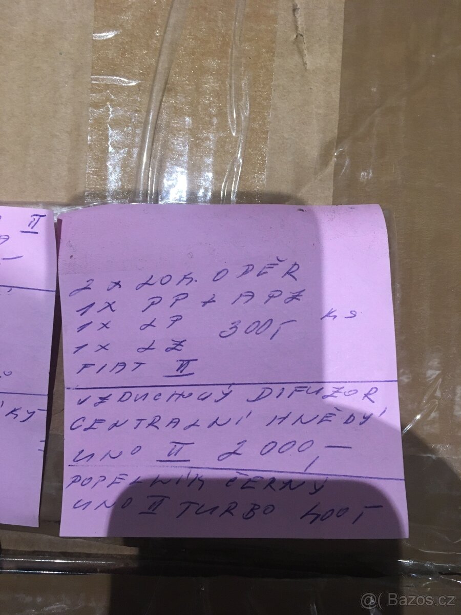 Prodám díly interiéru Fiat UNO, Fiorino - 17