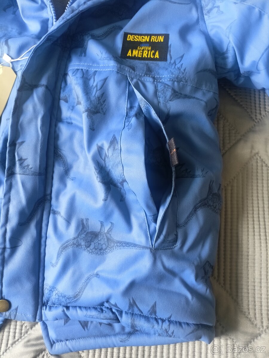 Nová dětská zimní bunda parka, vel.128 - 17