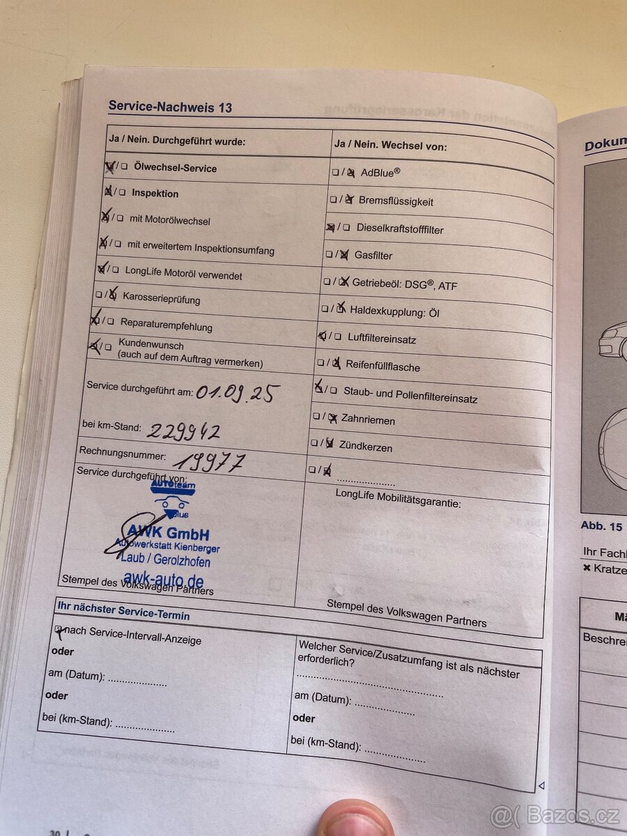 VW Passat B7, 1,6 TDI, tažné, digi klima, servisní kniha - 17