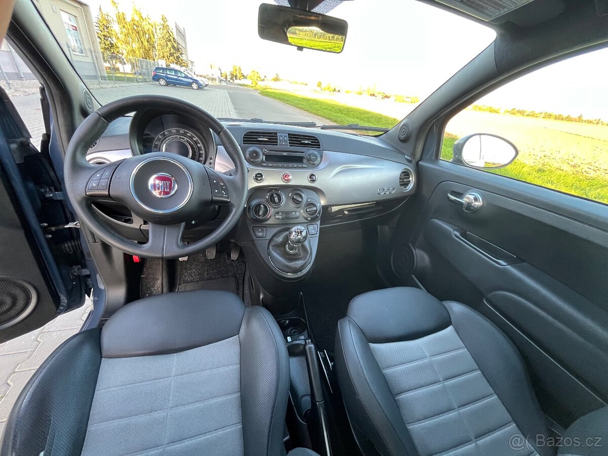 Fiat 500 0,9T 63kw rok 2012 super stav - 17
