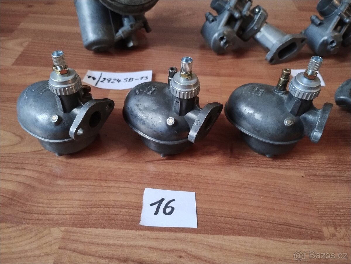 Karburátory Pérák, kývačka, panelka, californian, skůtr, atd - 17