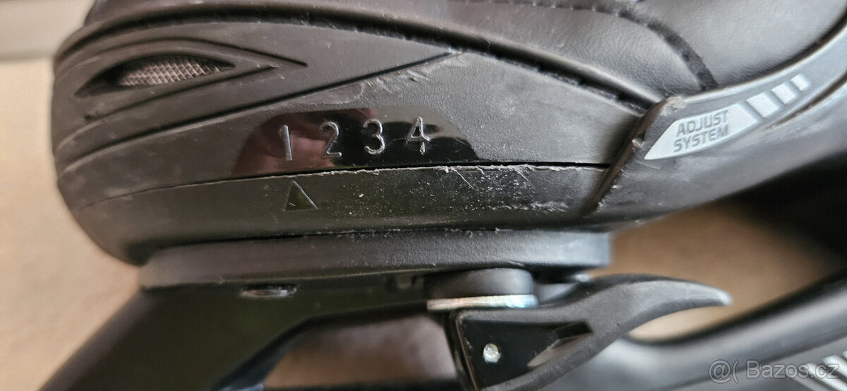 Chlapecké lední brusle Oxelo černo-oranžové, 29-32 - 17