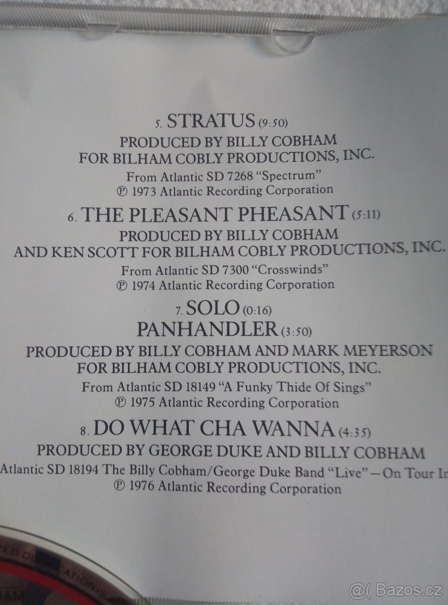 CD BILLY COBHAM "The Best Of" - 17
