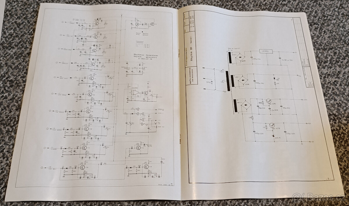 PREDÁM VZÁCNY VINTAGE BICÍ AUTOMAT HOHNER RHYTM 80 1977 - 17