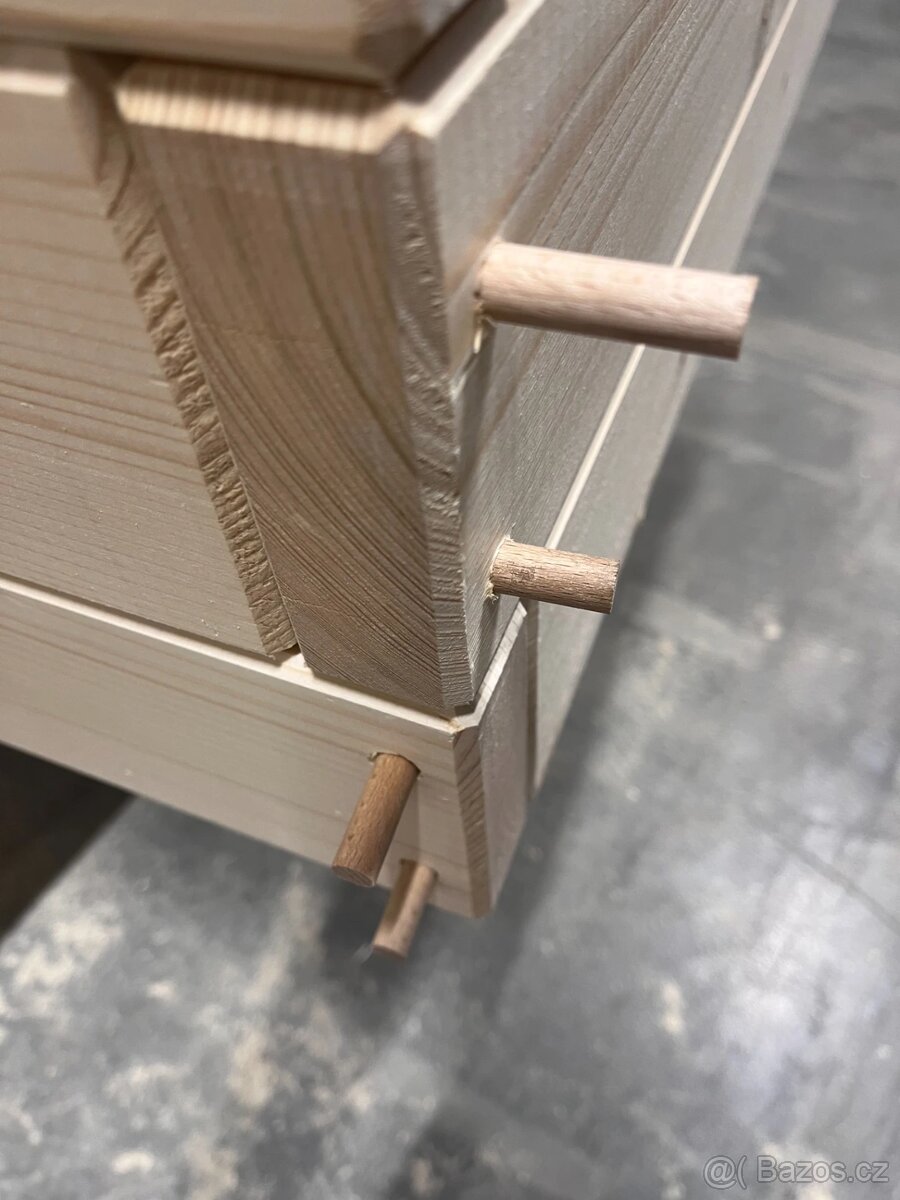 Vyvýšené záhony a truhlíky ze dřeva - 4 cm tlusté fošny - 17