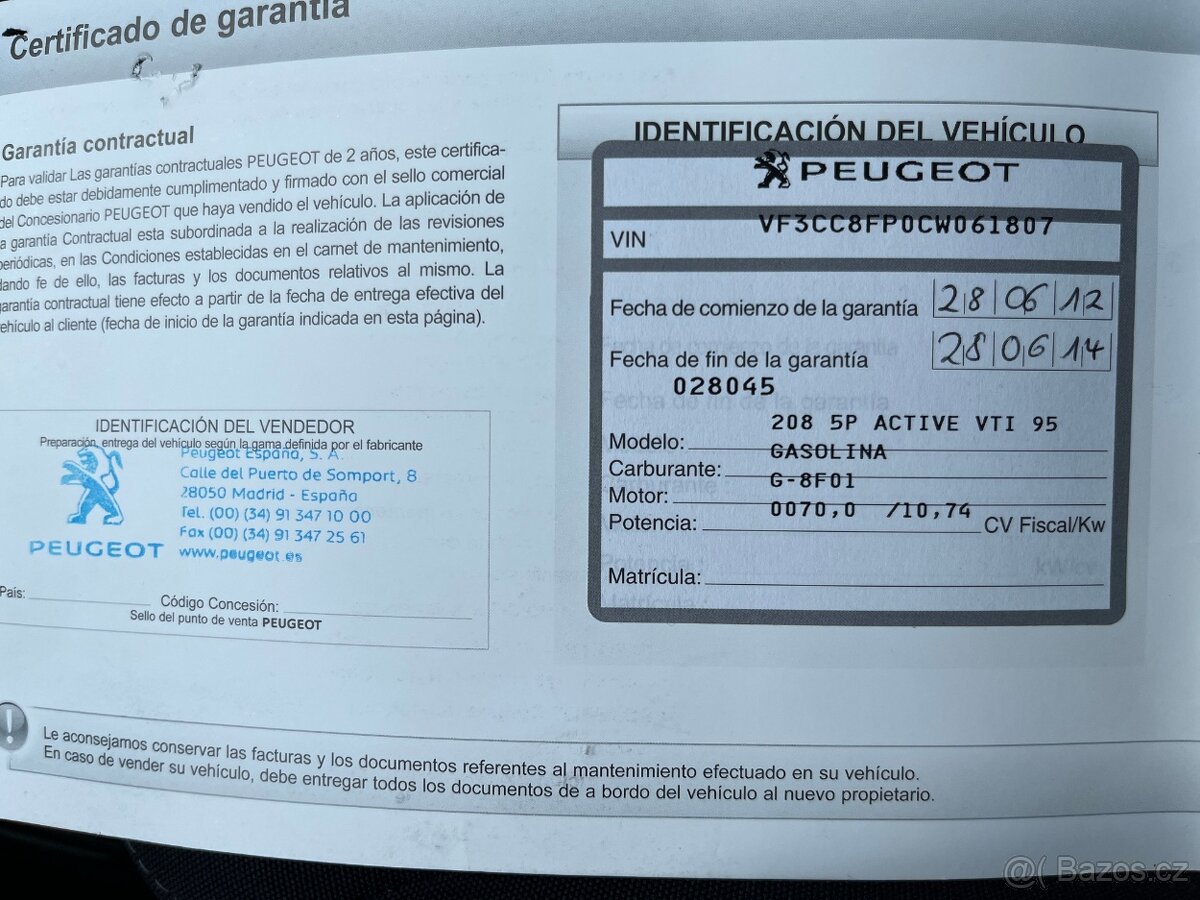 Peugeot 208 1.4 VTi 95k SERVIS ZÁRUKA - 17
