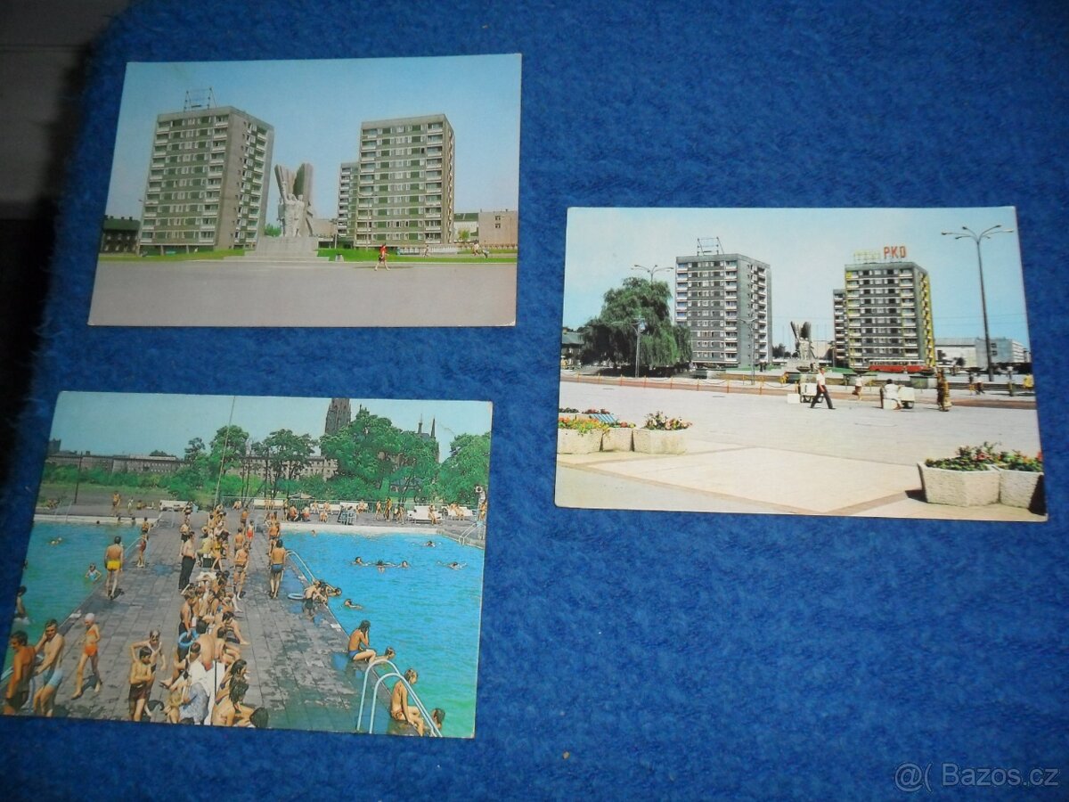 Polsko - pohlednice 73 ks a 1x set Bialystok - 17