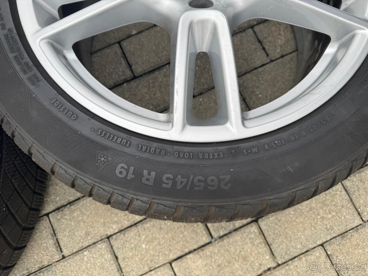 r19 origo BBS porsche panamera, dvourozměr, zimní pneu 7-8mm - 17