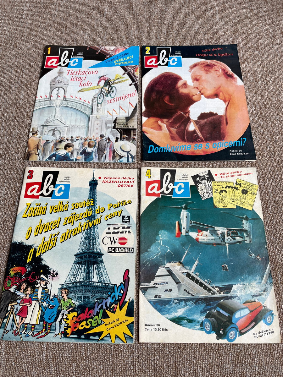Časopisy ABC - nekompl. ročníky 26,27,29,30,31,32,33,34,36 - 17