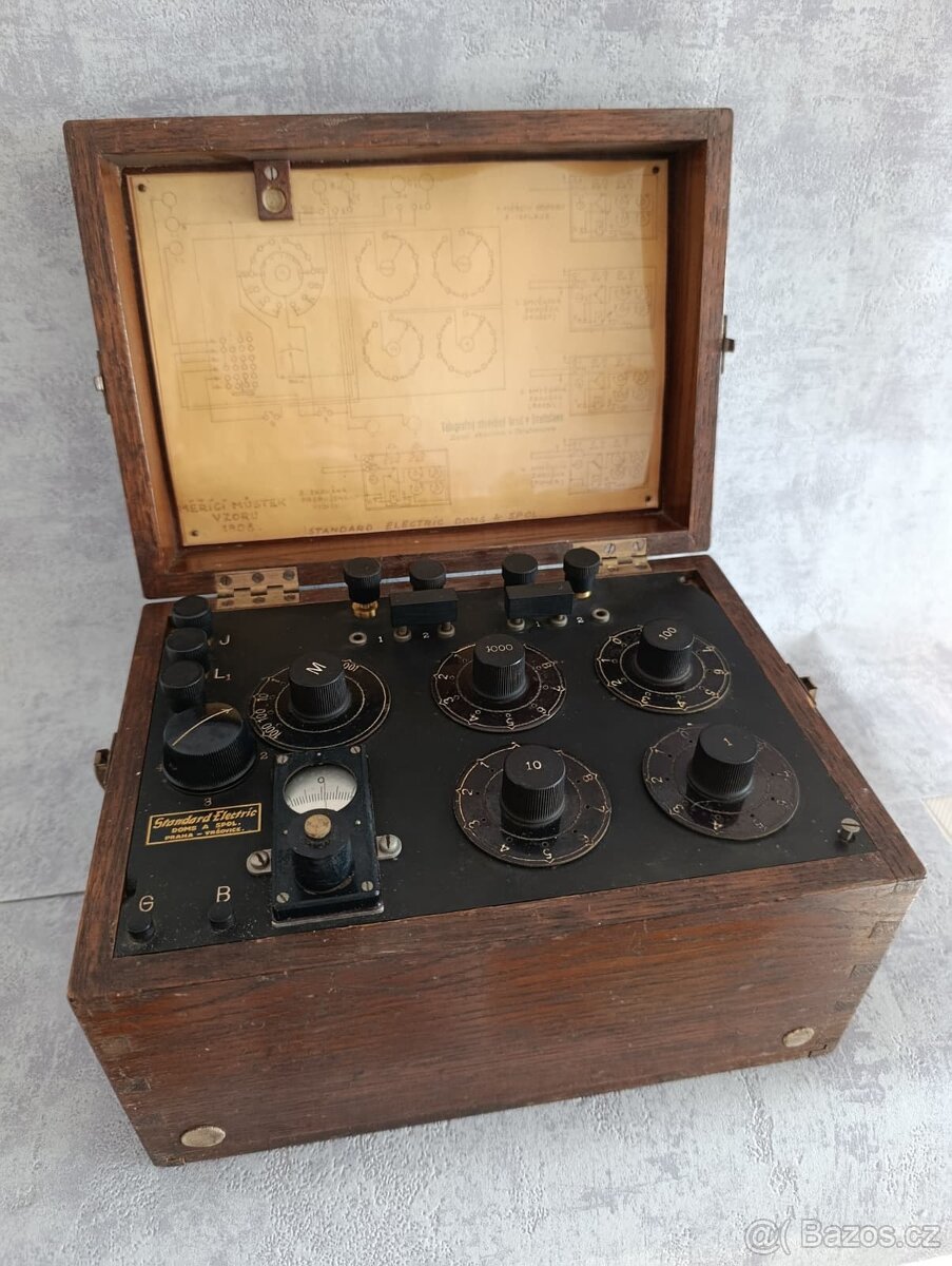 Měřící Můstek Vzoru 1808 》Standard Electric Praha Vršovice - 17