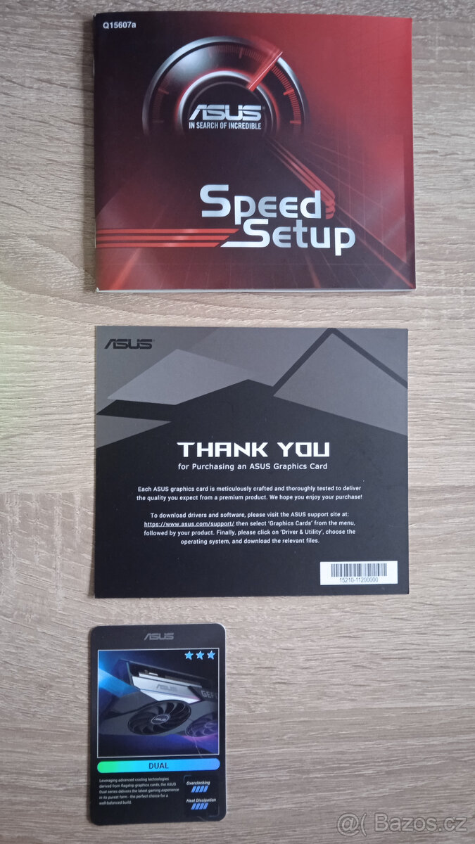 RTX 3070 ASUS DUAL O8G - PERFEKTNÍ STAV - JAKO NOVÁ - 17