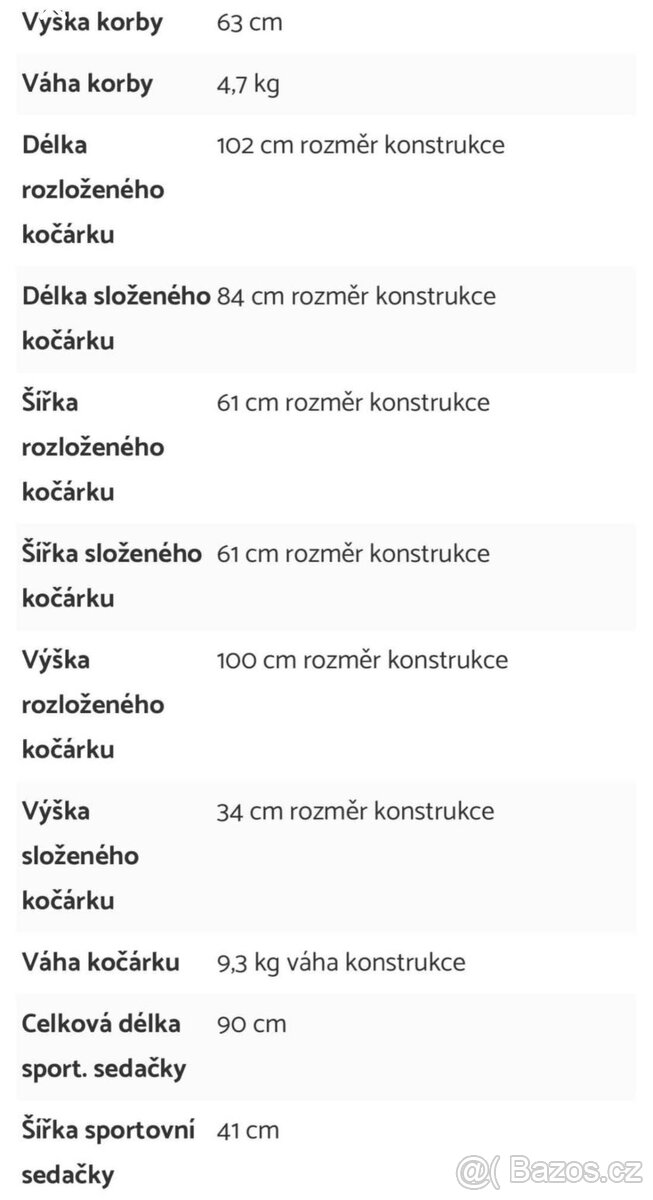 Kočárek Junama Air V2 5v1 - 17