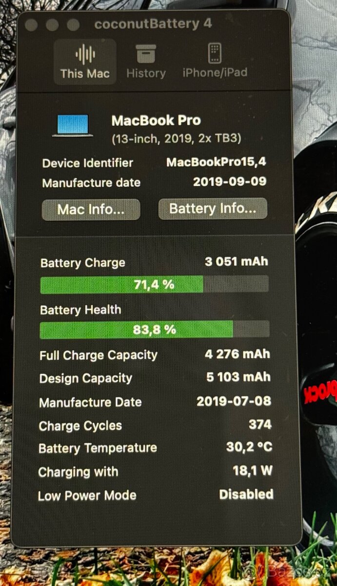 MacBook Pro 13” 2019 Touch Bar – TOP stav - 17