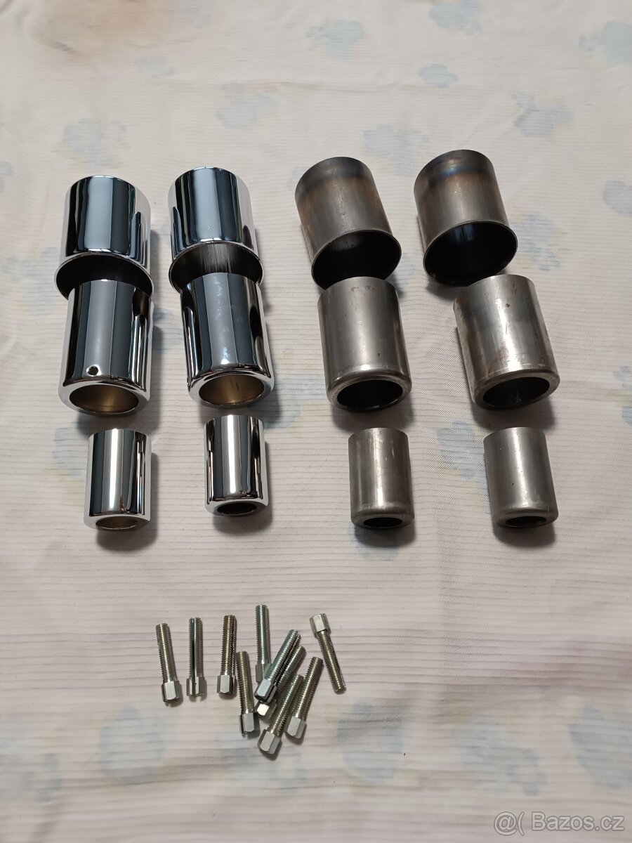 Výfuky kolena objímky rybiny doutníky K750 M72 M67 Dneper Ur - 17