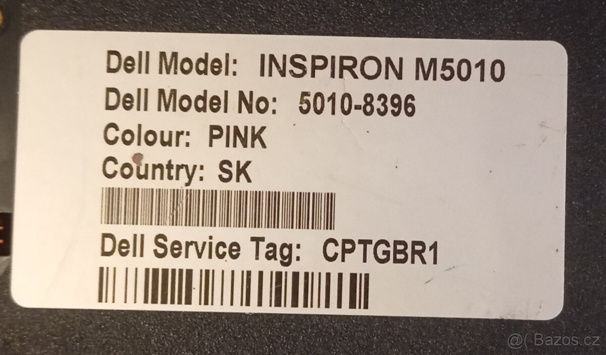 Notebooky HP DELL na díly na opravu - 17