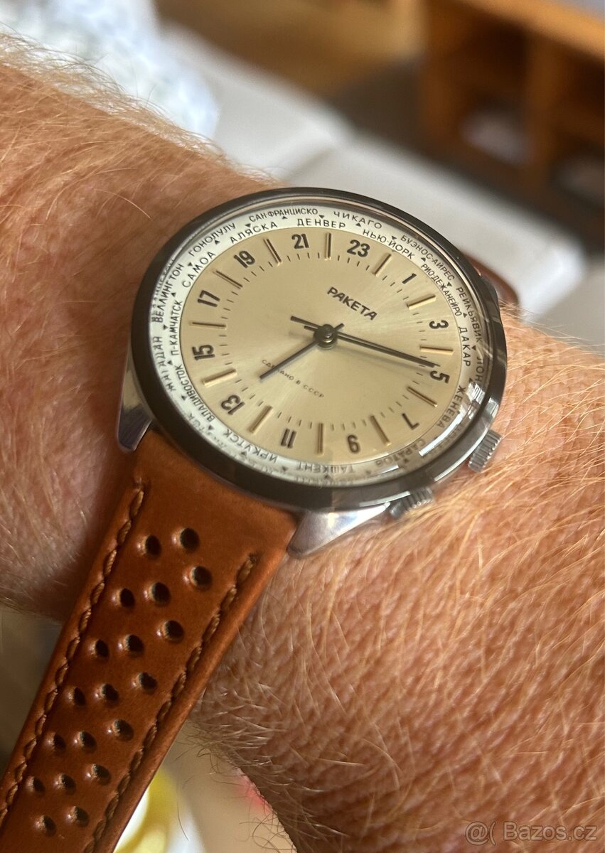 Hodinky Raketa 24 Hours World Time - 17