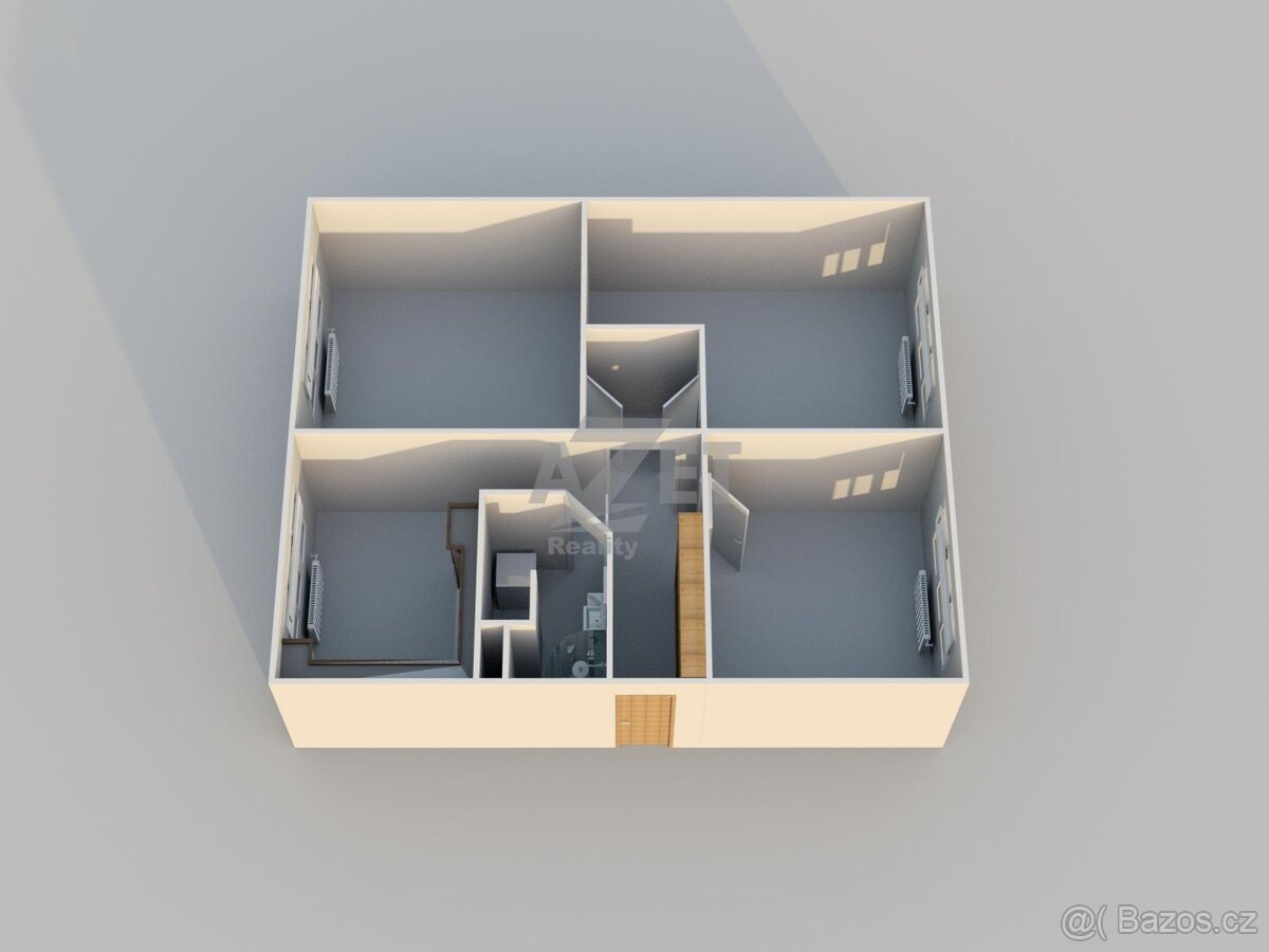 Prodej bytu 3+1, 76 m2, Karviná - ul. Divišova - 17