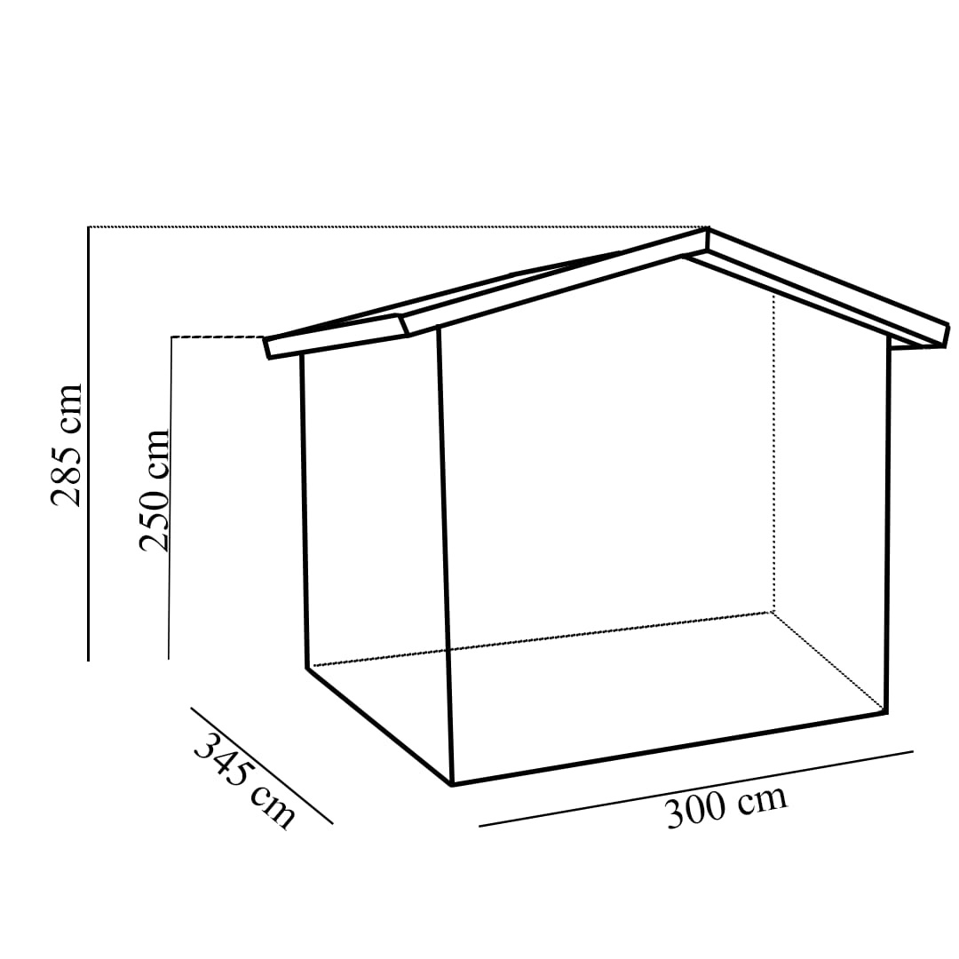 zahradnik domek sklad 3x3m - 17