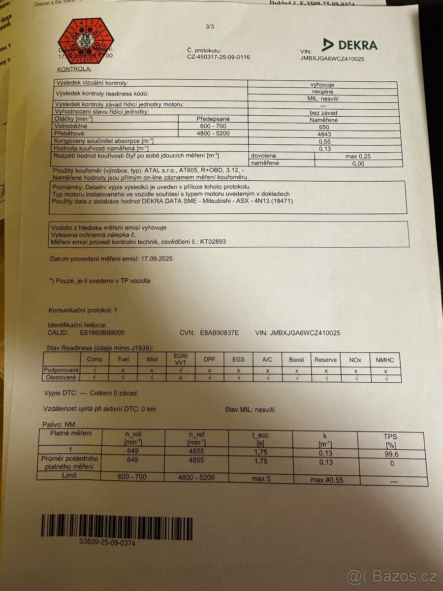 Mitsubishi ASX,4x4, 2012, 99xxx najeto, servisováno - 17