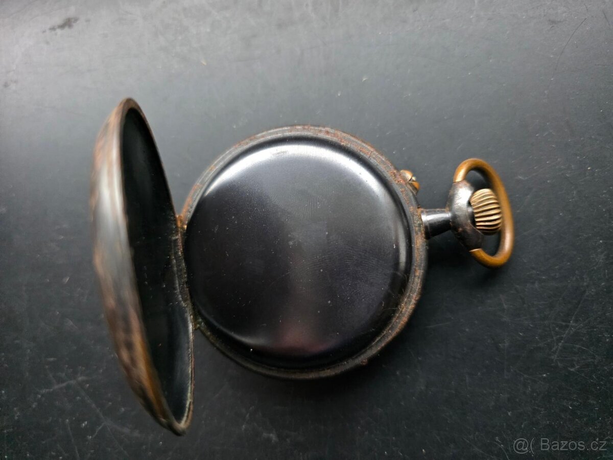 Obrovské 67mm, 200g kapesní hodinky REGULATEUR na díly - 17