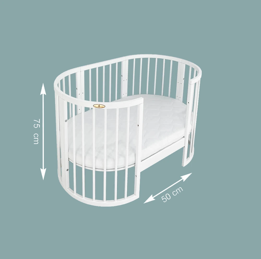 Rostoucí postýlka 7v1 včetně setu matrací - 17