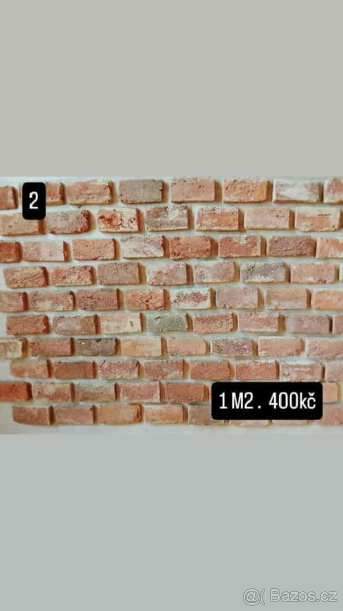 Cihlový obklad pásky z cihly - 17