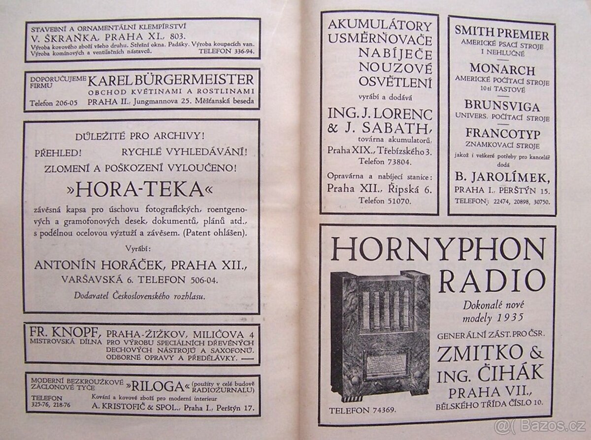 Starožitná kniha z roku 1935 o začátcích rozhlasu, top stav - 17