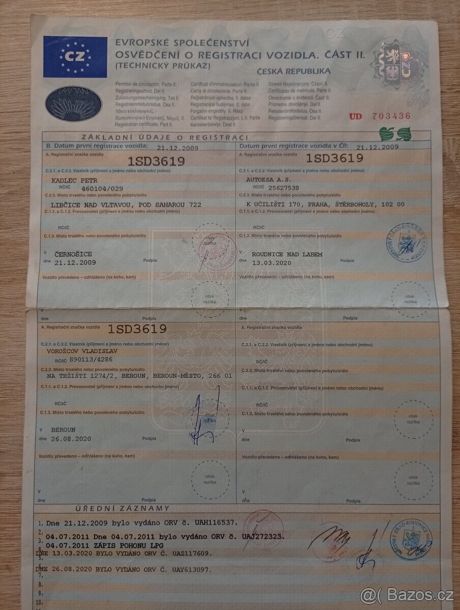 Škoda Octavia 1, 2009 benzín + LPG 1.6 MPI - 17