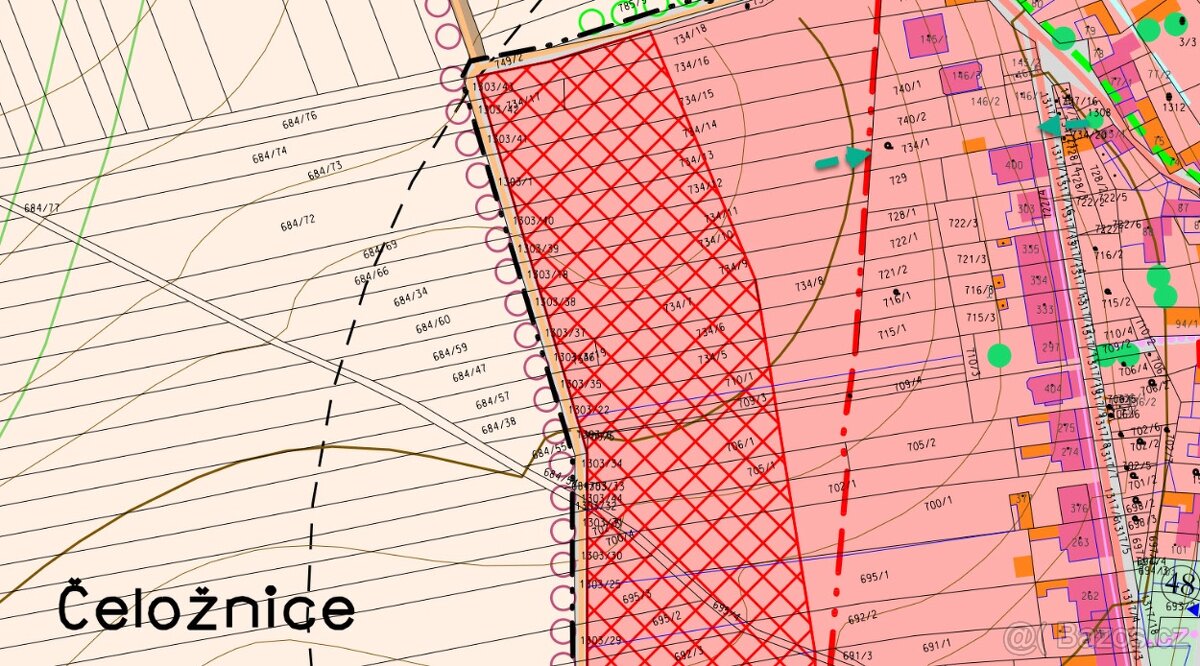 Stavební pozemek Čeložnice, okr. Hodonín - 17