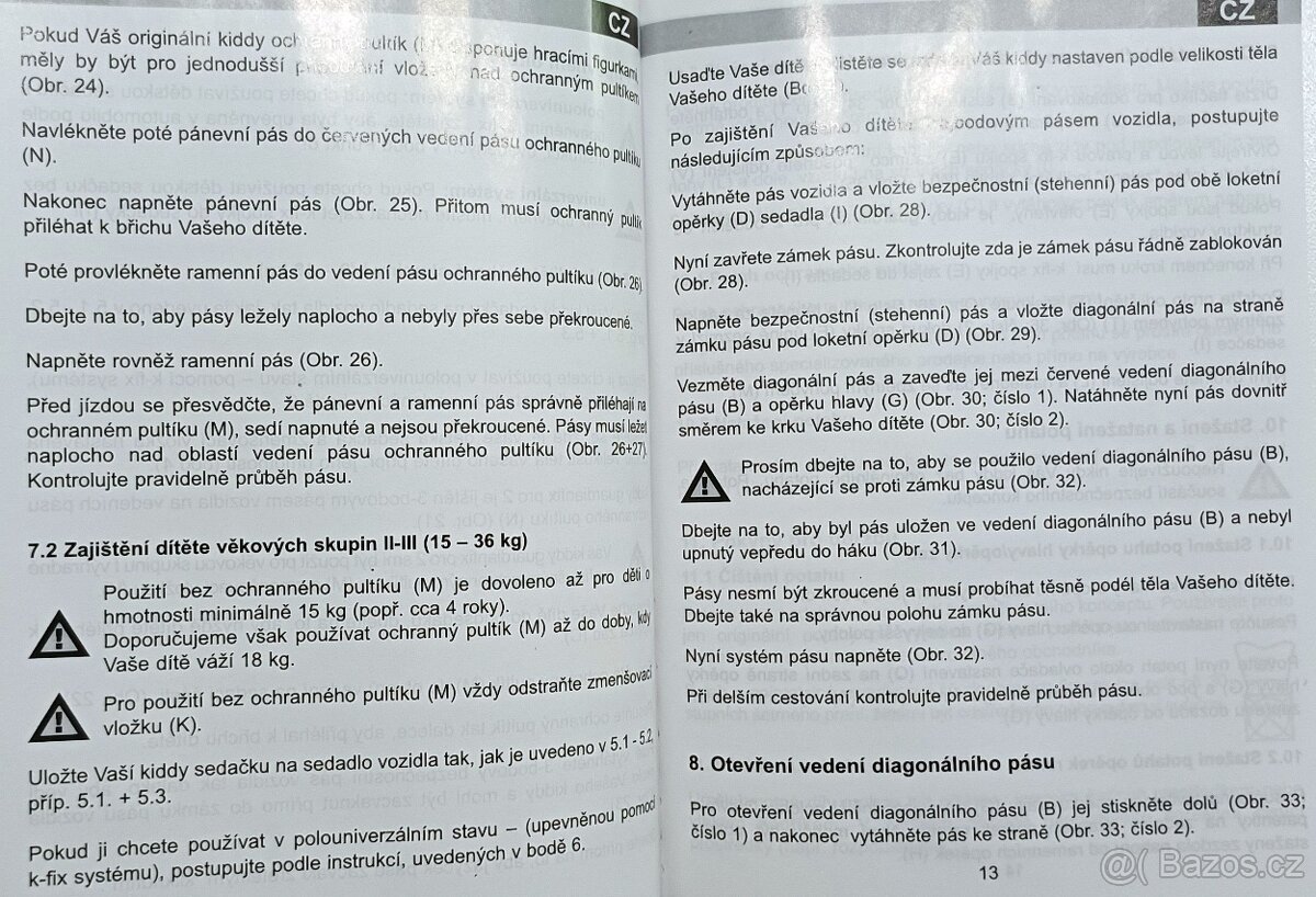 Autosedačky pro dvojčata Kiddy Guardianfix Pro 2 - 17