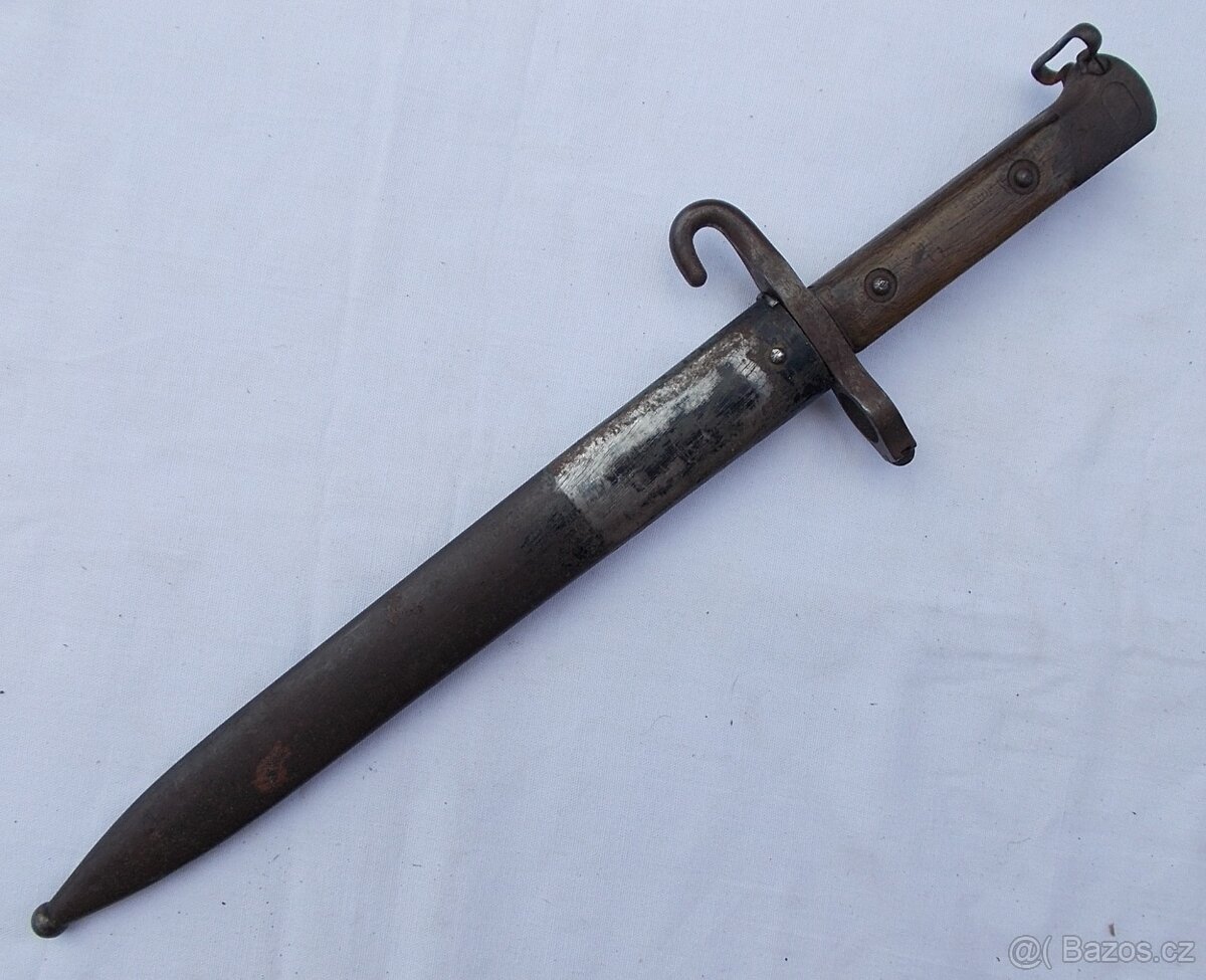 R.U. bodák, bajonet Mannlicher M95 s muškou. - 17