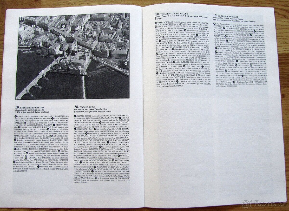 Praha – fotografie z letadla, sběratelská sada 15 kusů. - 17