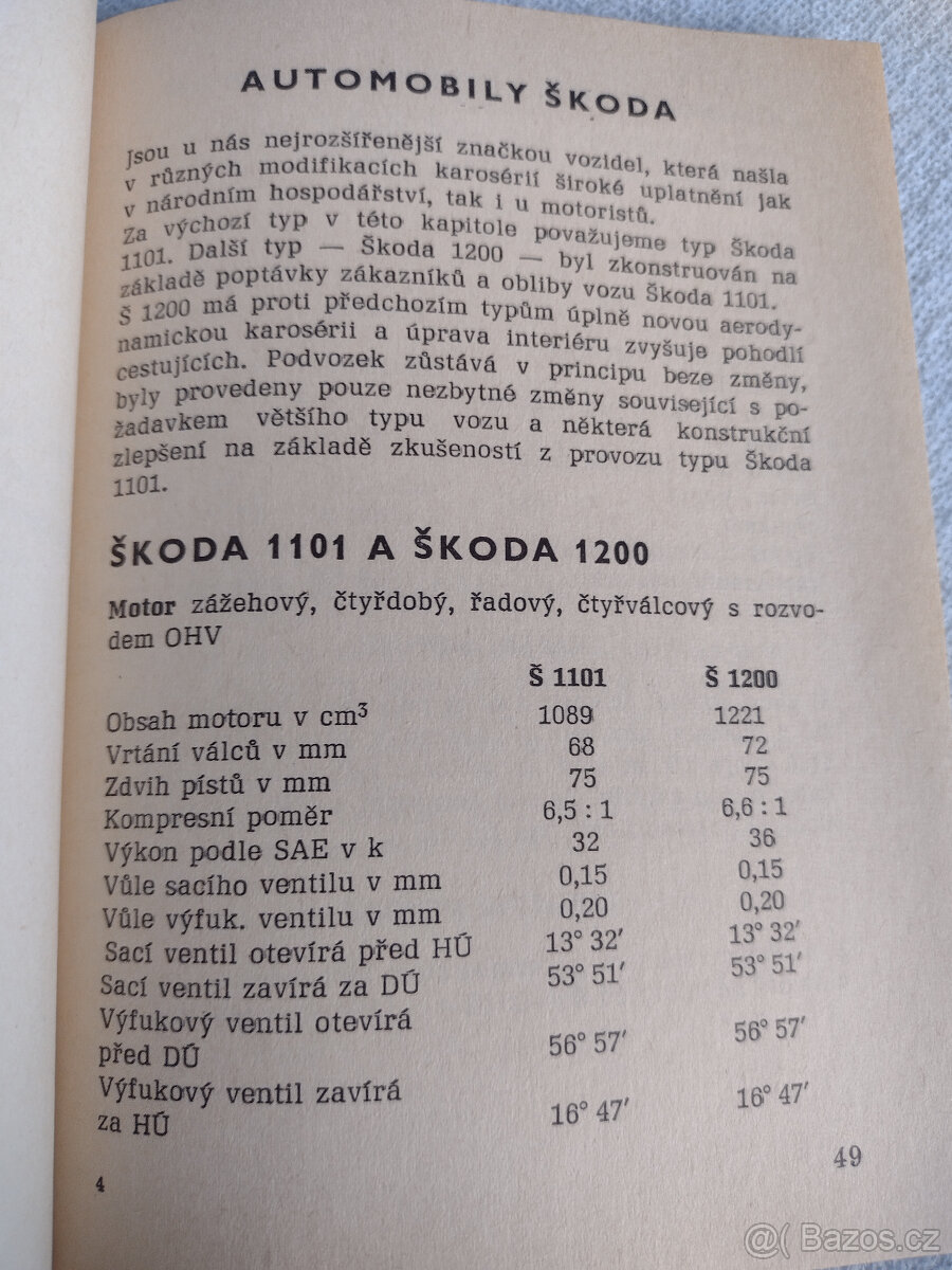 SEŘIZOVÁNÍ MOTORŮ A EL. PŘÍSL. AUTOMOBILŮ, 1970, 72,74 - 17