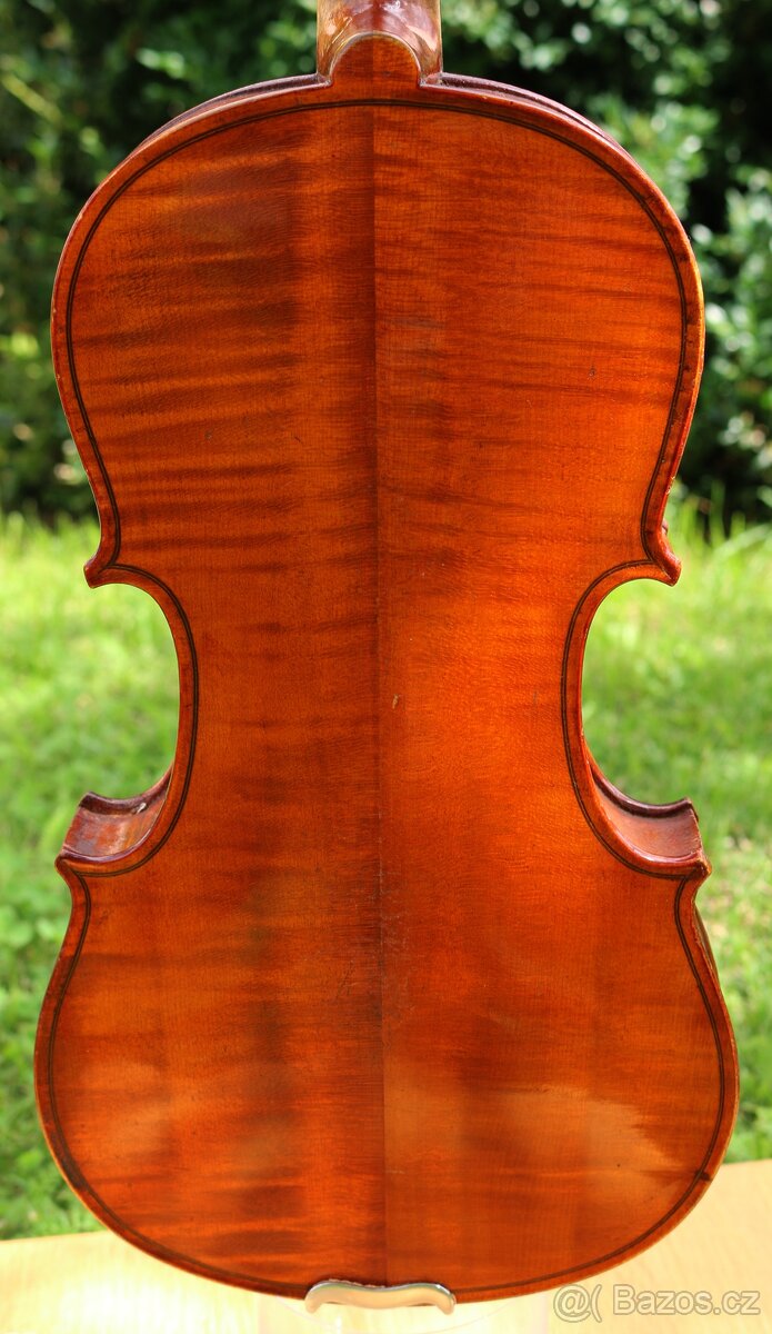 Staré 3/4německé housle s nádherným tónem. Víz nahrávku - 17