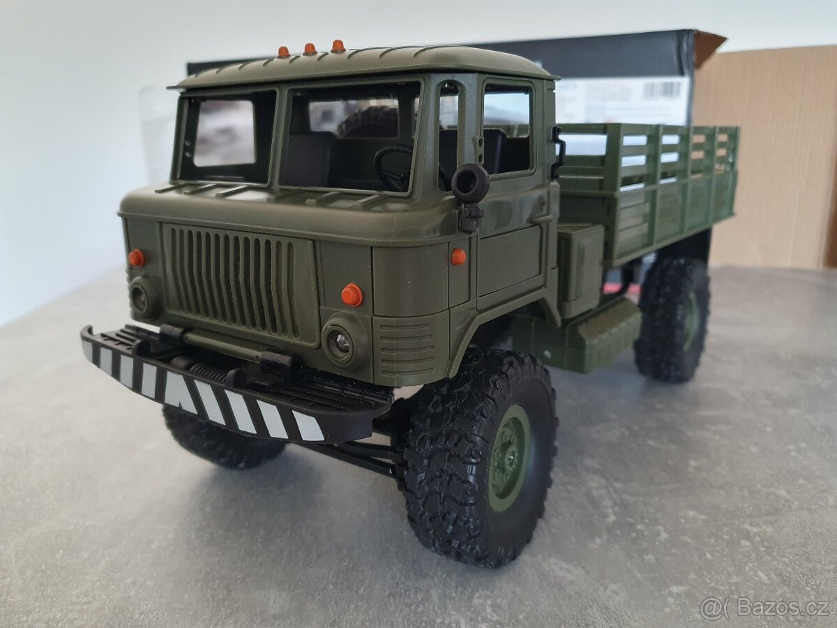 RC Military Truck GAZ WPL B24 1/16 4WD zelený - 17