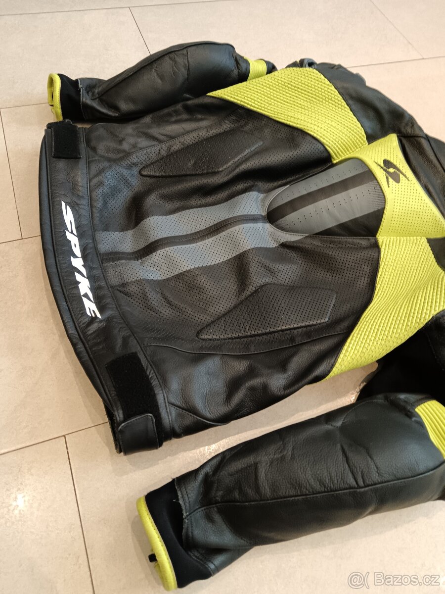 Spyke Estoril Sport-Pánská kožená moto kombinéza, dvoudílná - 17