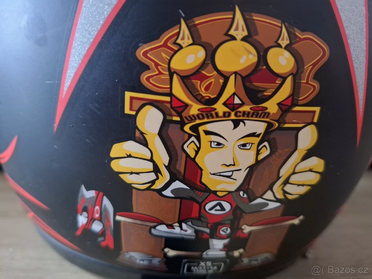 Stefan Everts Lazer retro helmy - 17