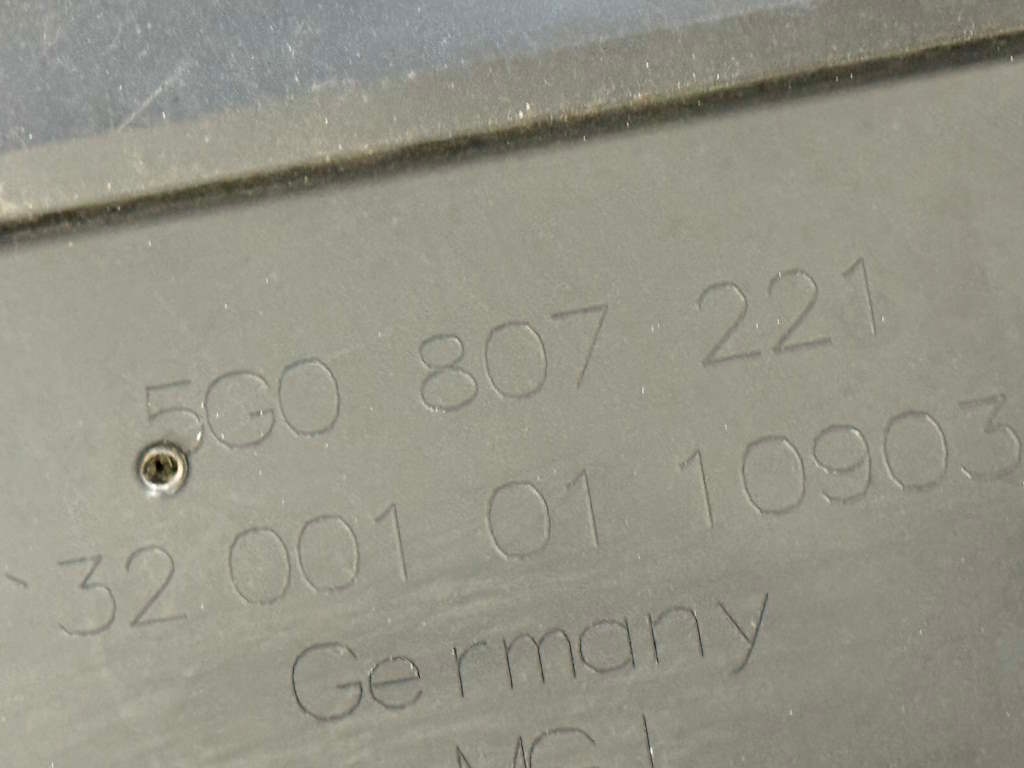 VW GOLF 7 2012-2016 nárazník OST + 6xPDC 5G0807221 - 17